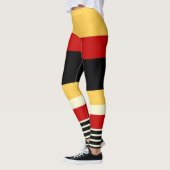 Leggings Contraste Jaune Avec Rouge (Gauche)