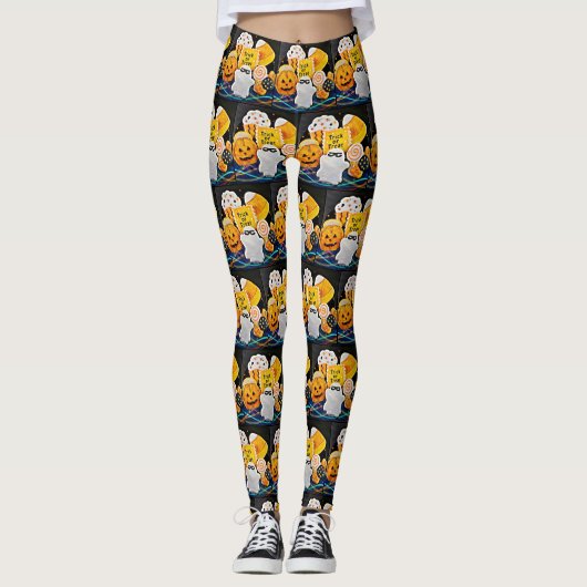 Leggings Cookies Pop Art Halloween (Devant)