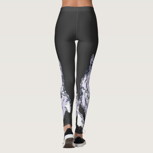 Leggings Cool Amethyst White Wolf (Dos)