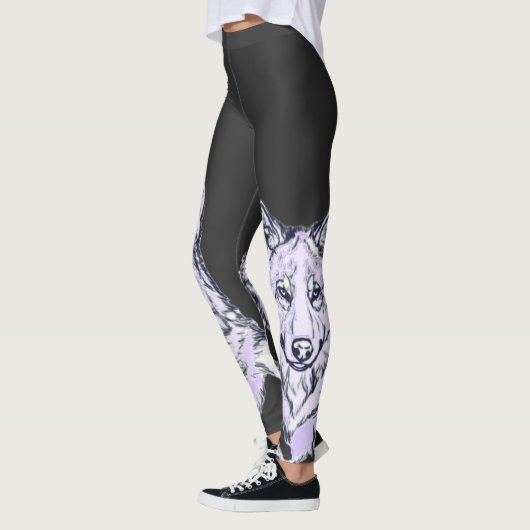 Leggings Cool Amethyst White Wolf (Gauche)