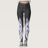 Leggings Cool Amethyst White Wolf (Devant)