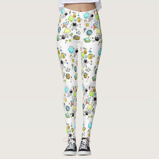 Leggings Cool bel astronaute spatial (Devant)