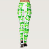 Leggings Cool céleste (Dos)
