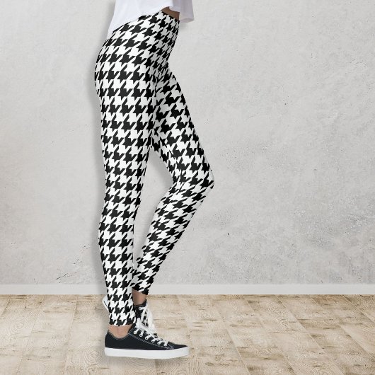 Leggings Cool Chic houndstooth À damiers Motif Votre couleu