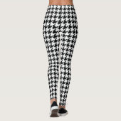 Leggings Cool Chic houndstooth À damiers Motif Votre couleu (Dos)