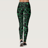 Leggings Cool d'amusement et motif unique des shamrocks au (Dos)