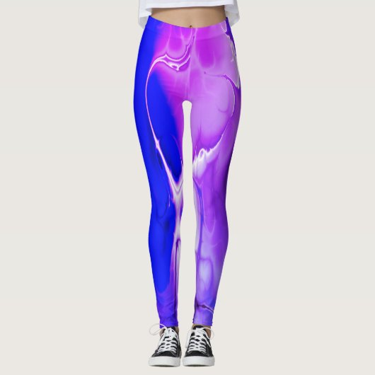 Leggings Cool de légendes bleu violet (Devant)
