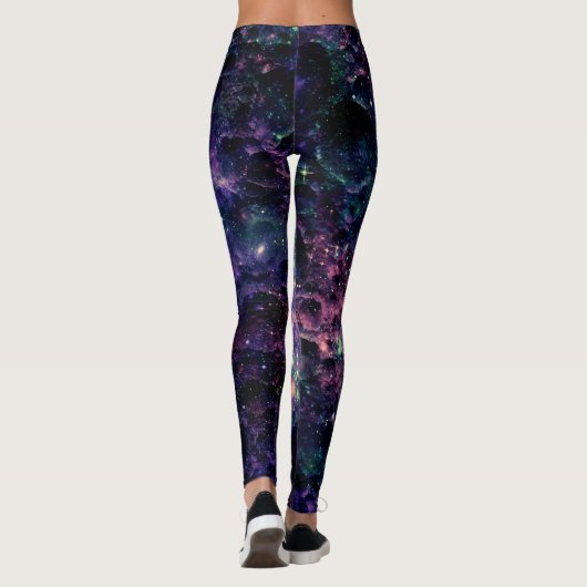 Leggings Cool de Rock Space Galaxy violet (Dos)