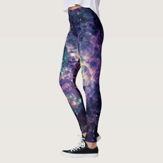 Leggings Cool de Rock Space Galaxy violet (Gauche)