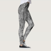 Leggings cool d'impression noir blanc (Droite)