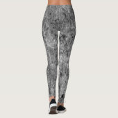 Leggings cool d'impression noir blanc (Dos)