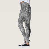 Leggings cool d'impression noir blanc (Gauche)