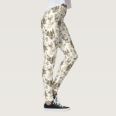 Leggings Cool Elégant Beige Cerf Toile Française (Droite)