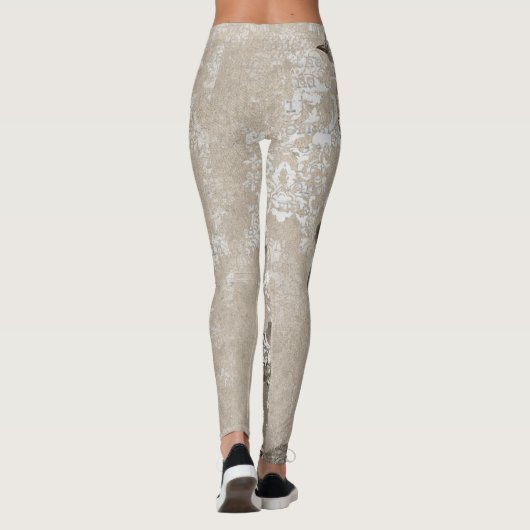 Leggings Cool Ephemera Motif Abstraite, femmes mignonnes (Dos)