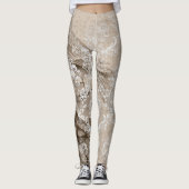 Leggings Cool Ephemera Motif Abstraite, femmes mignonnes (Devant)