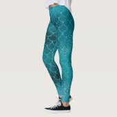 Leggings cool être une parties scintillant sirène chic gree (Gauche)