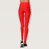 Leggings Cool Feuille d'érable rouge du drapeau du Canada (Dos)