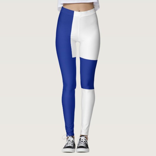 Leggings Cool Finlande Drapeau mode (Devant)