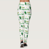 Leggings Cool Gold Green Casquettes heureux St. Patrick (Dos)