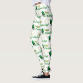 Leggings Cool Gold Green Casquettes heureux St. Patrick (Gauche)