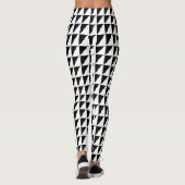 Leggings Cool Graphic Checkers Linage noir & blanc (Dos)