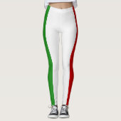 Leggings Cool Italie Drapeau mode (Devant)