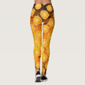 Leggings Cool Juicy Orange tranches motif sur Eau gouttes (Dos)