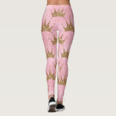 Leggings cool mermaid parties scintillant chic or rose tiar (Dos)