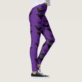 Leggings Cool mignon chauve chauve-souris Halloween noir et (Droite)