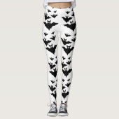 Leggings Cool mignon chauves chauves-souris volant Hallowee (Devant)