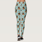 Leggings Cool mignon Halloween lunettes de soleil et citrou (Dos)