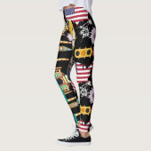 Leggings Cool moderne motif USA mignon unique chic chic (Gauche)