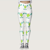 Leggings Cool Mr Pickle-ball Pattern  (Devant)