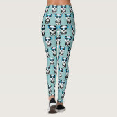 Leggings Cool ours panda mignon avec lunettes de soleil mot (Dos)