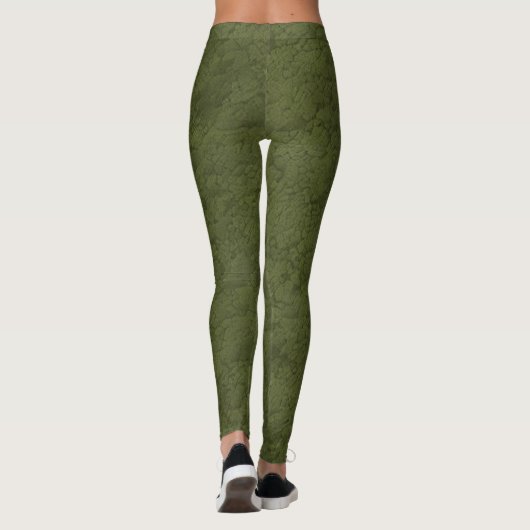 Leggings cool parties scintillant verte irish  motif (Dos)