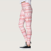 Leggings Cool Pink Zigzag Chevron (Gauche)