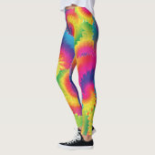 Leggings Cool Rainbow Tie Dye Motif (Gauche)