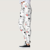 Leggings Cool Retro Punk Rock motif (Gauche)