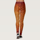 Leggings Cool Rough Look Motif rouge (Dos)