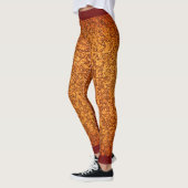 Leggings Cool Rough Look Motif rouge (Gauche)