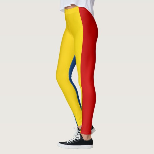 Leggings Cool Roumanie Drapeau mode (Gauche)