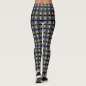 Leggings COOL spirale colorée Motif Abstrait (Dos)