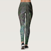 Leggings Cool Tress Forêt foncée Imprimer (Dos)