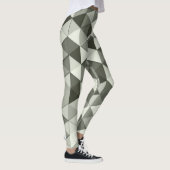 Leggings Cool triangles gris motif géométrique (Droite)