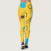 Leggings Cool, unique, tendance, géométrique urbaine Memphi (Dos)