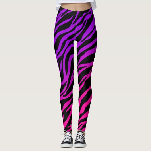 Leggings Cool Zebra Print (Devant)