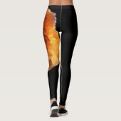 Leggings Copie Brown 2 de tête de lion (Dos)