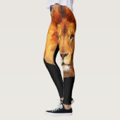Leggings Copie Brown 2 de tête de lion (Gauche)