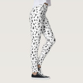 Leggings Copie dalmatienne grise et blanche (Droite)