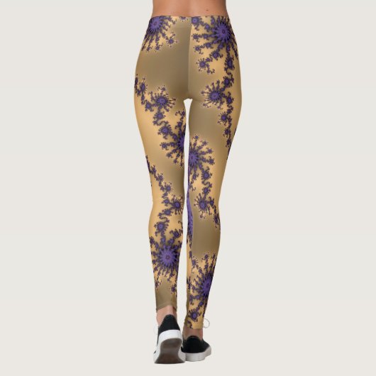 Leggings Copie d'art de fractale de Mandelbrot (Dos)